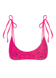 Anacapa Top in pink print — Sands Swim swimwear